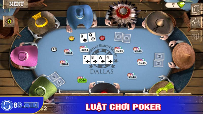 Luật Chơi Poker Cơ Bản và Đặc Điểm Nổi Bật Của Poker 8s